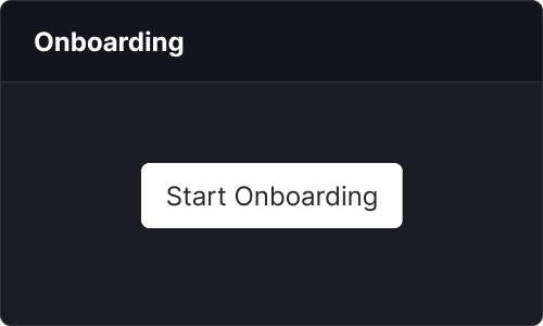 Onboard — App UI block