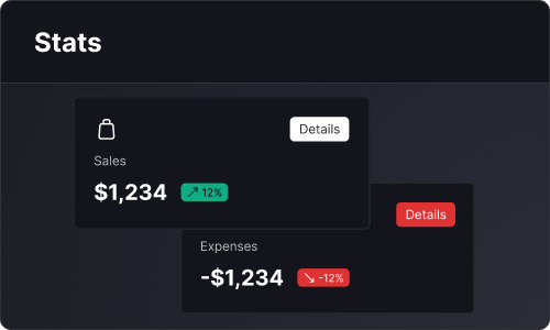 Stats — App UI block