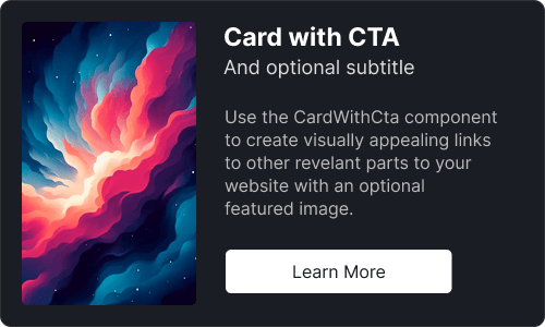 Card with cta — Marketing UI block