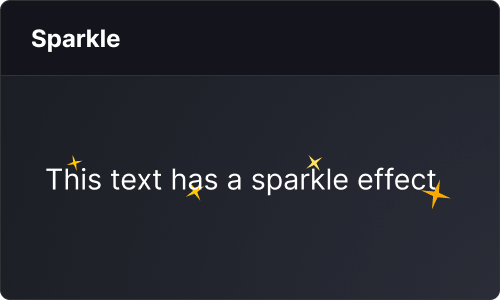 Sparkle — Marketing UI block