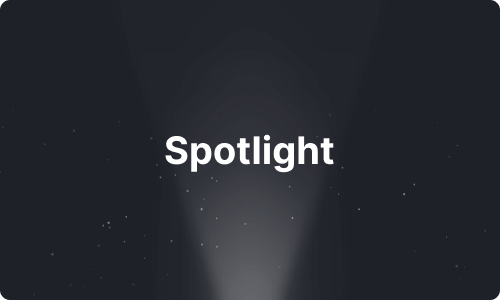 Spotlight — Marketing UI block